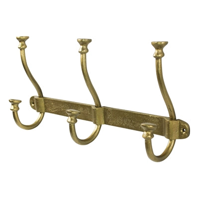Mason Hook Rail | Brass