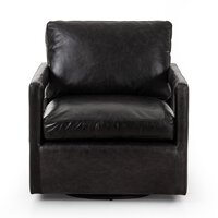 Ollie Swivel Chair | Black