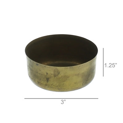 Darcy Bowl | Brass