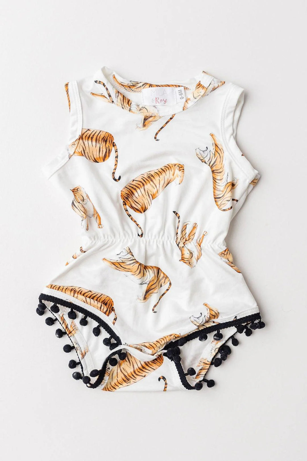 Pom Pom Romper | Tiger