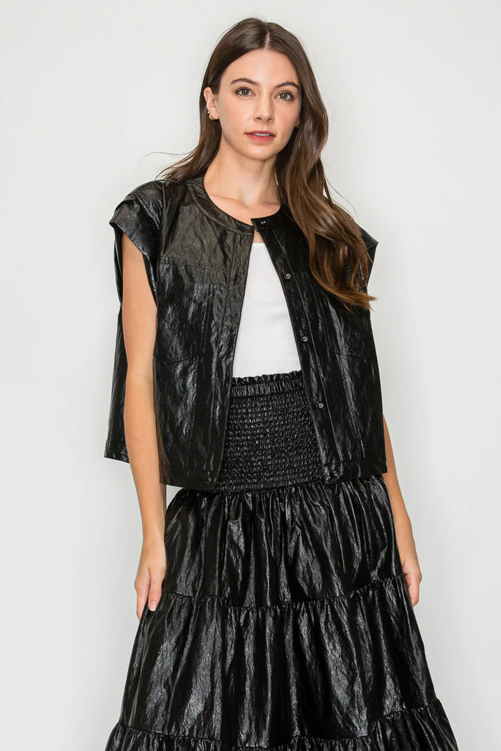 Jacqueline Vest | Leather