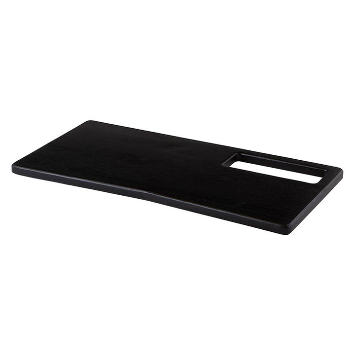 Black Organic Charcuterie Board | Side Handle