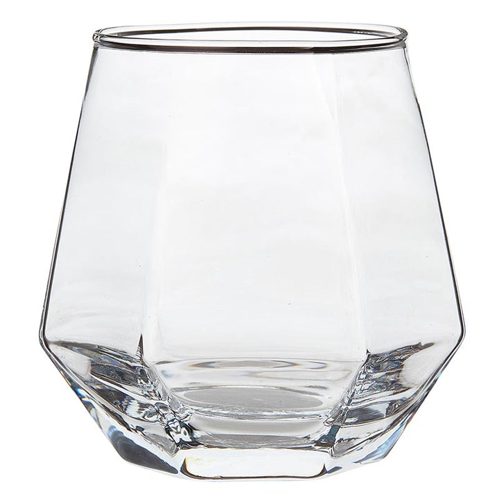 Faceted Drinking Glass