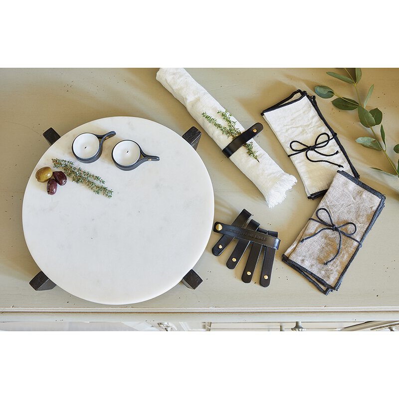 Leather Napkin Ring | Set of 4