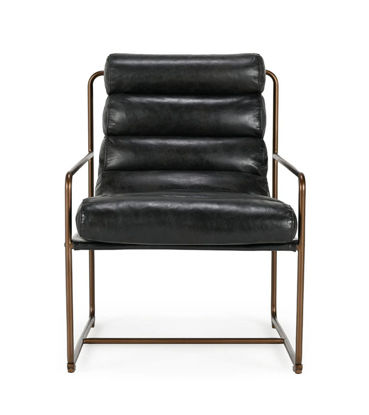 Arie Leather Accent Chair