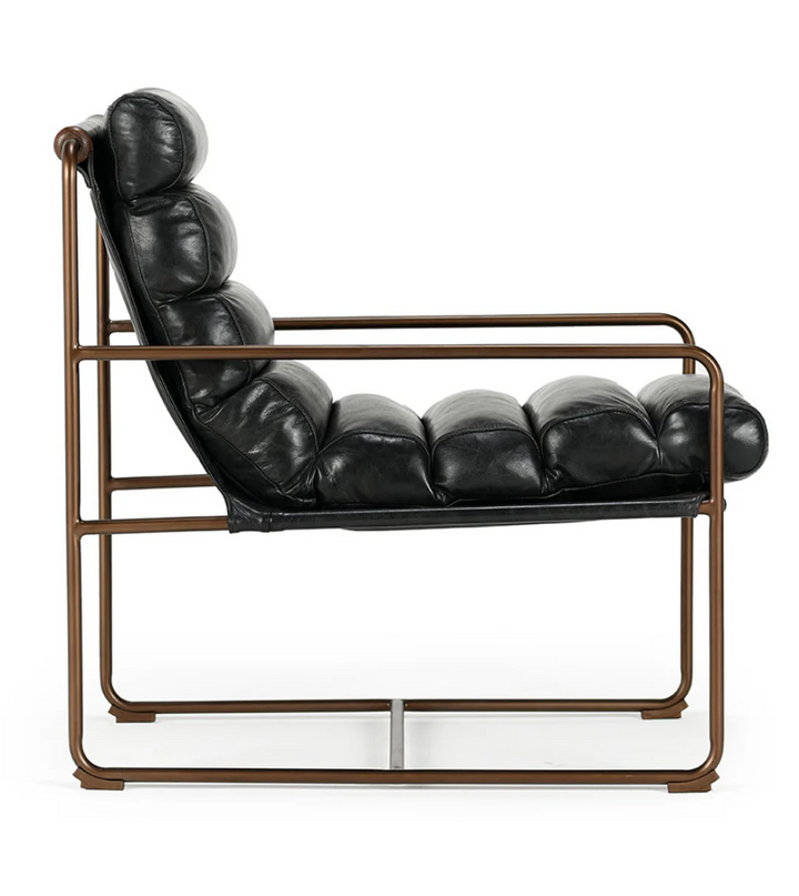Arie Leather Accent Chair