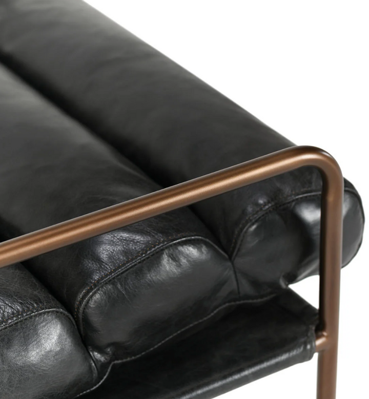 Arie Leather Accent Chair
