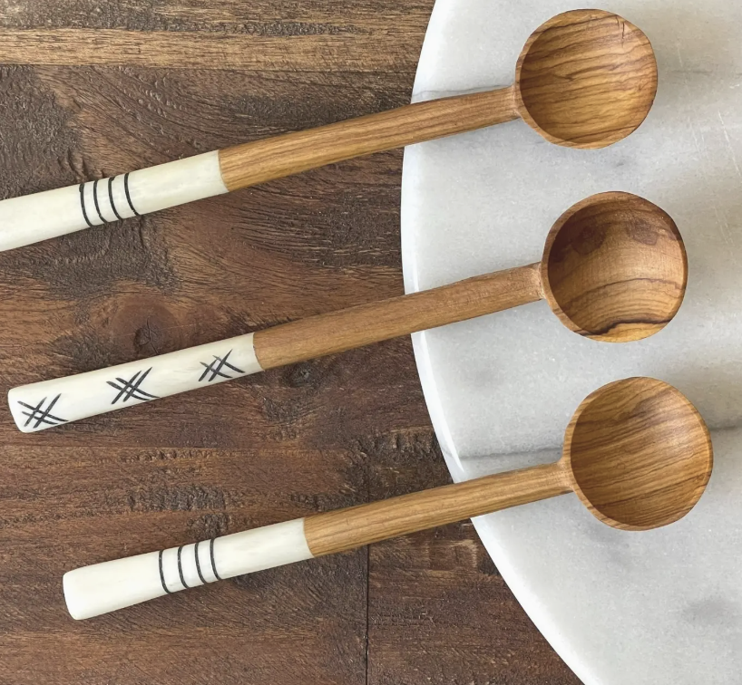 Batik Olive Wood Spoon