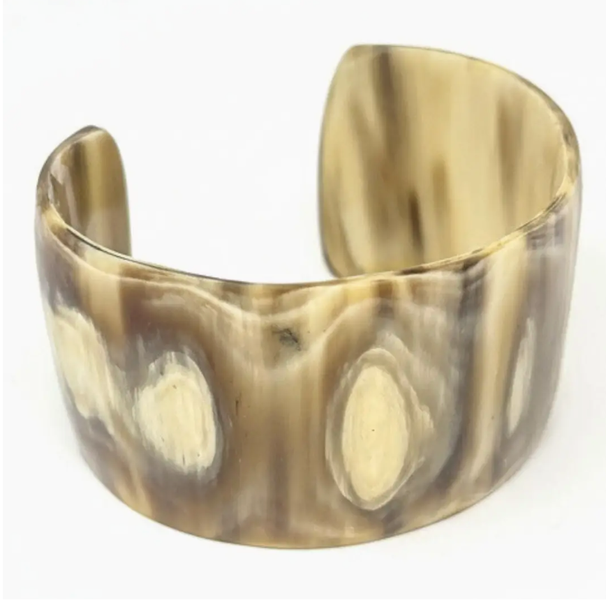 Hand Carved Horn Bracelet