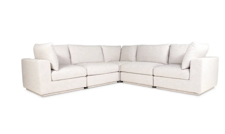 Justice Classic L-Shaped Modular Sectional - Taupe