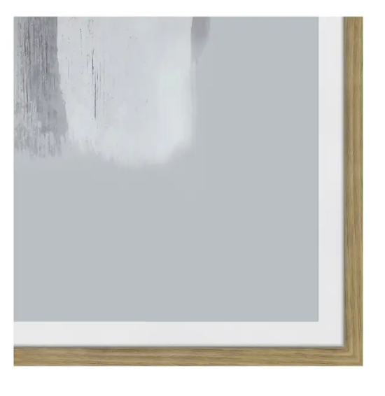 Wise I Wall Painting | Grey Neutral