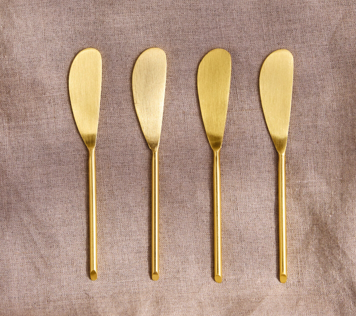 Thin Gold Small Spreader | Set of 4