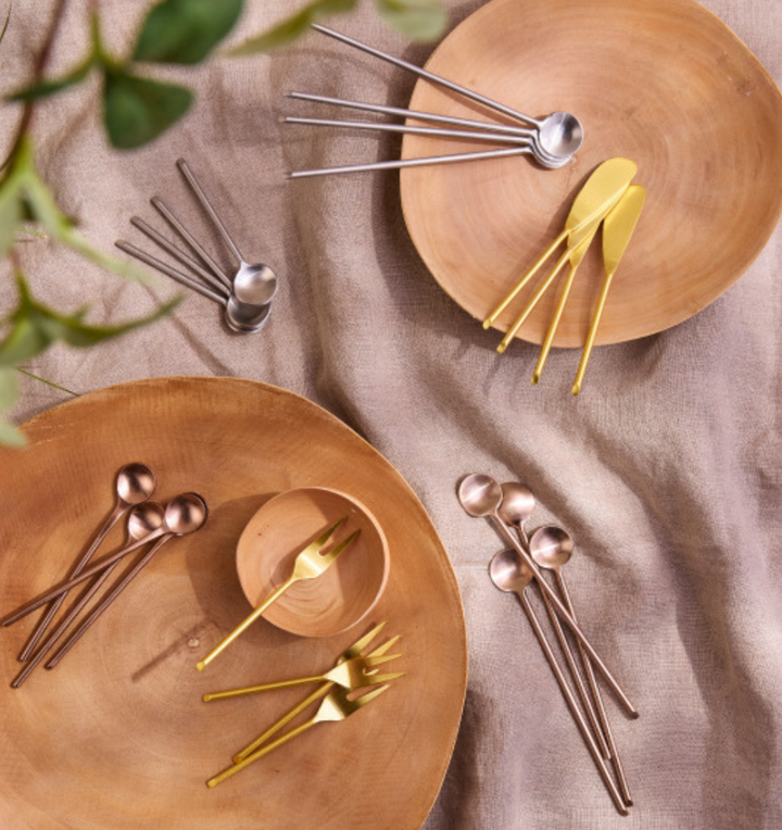 Thin Gold Small Spreader | Set of 4