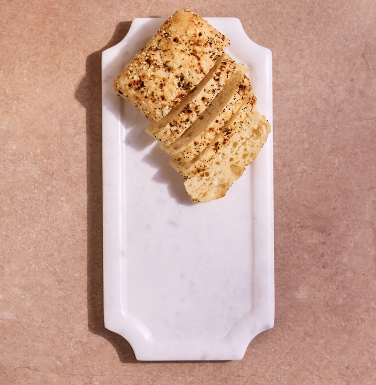 Marble Framed Tray | White | Rectangle