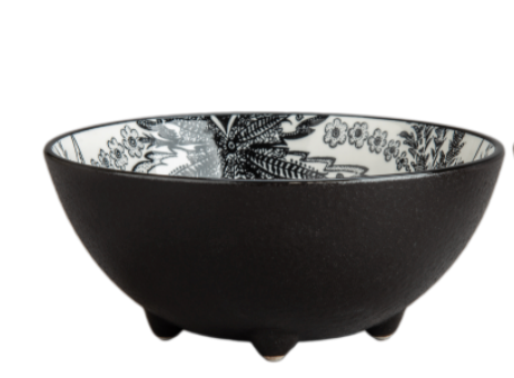 Sonata Footed Bowl |  Onyx