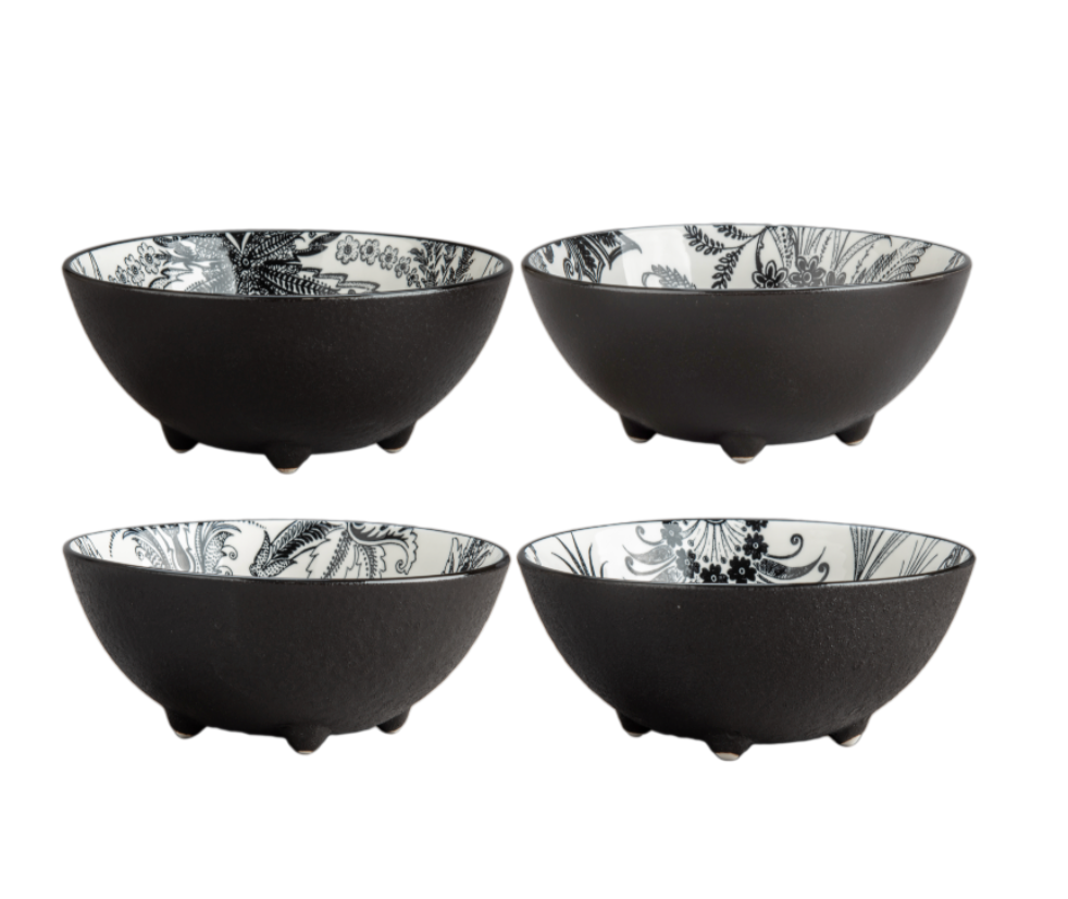 Sonata Footed Bowl |  Onyx
