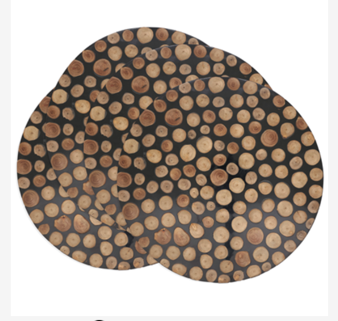 Wood + Resin Charger| 13"