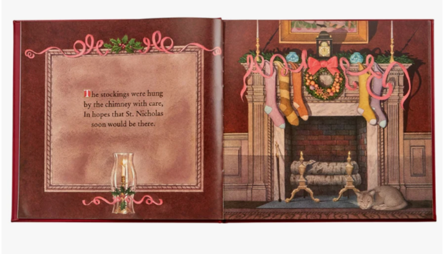 The Night Before Christmas | Red | Leather