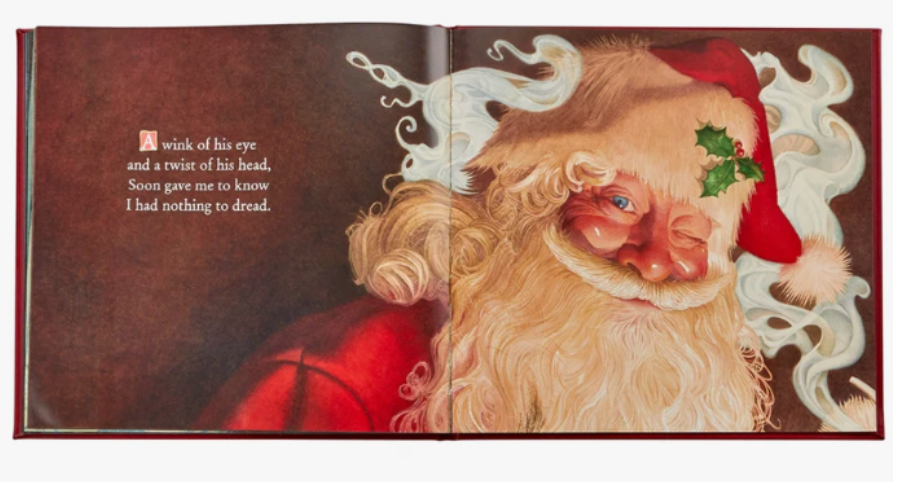 The Night Before Christmas | Red | Leather