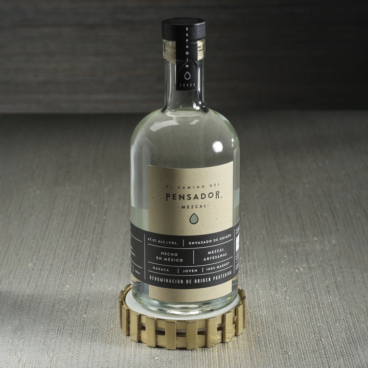 Wine Coaster | Forged Metal + Marble