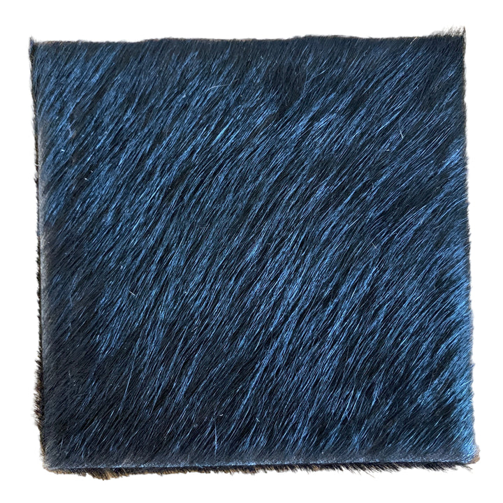 Square Hide Coaster | Black