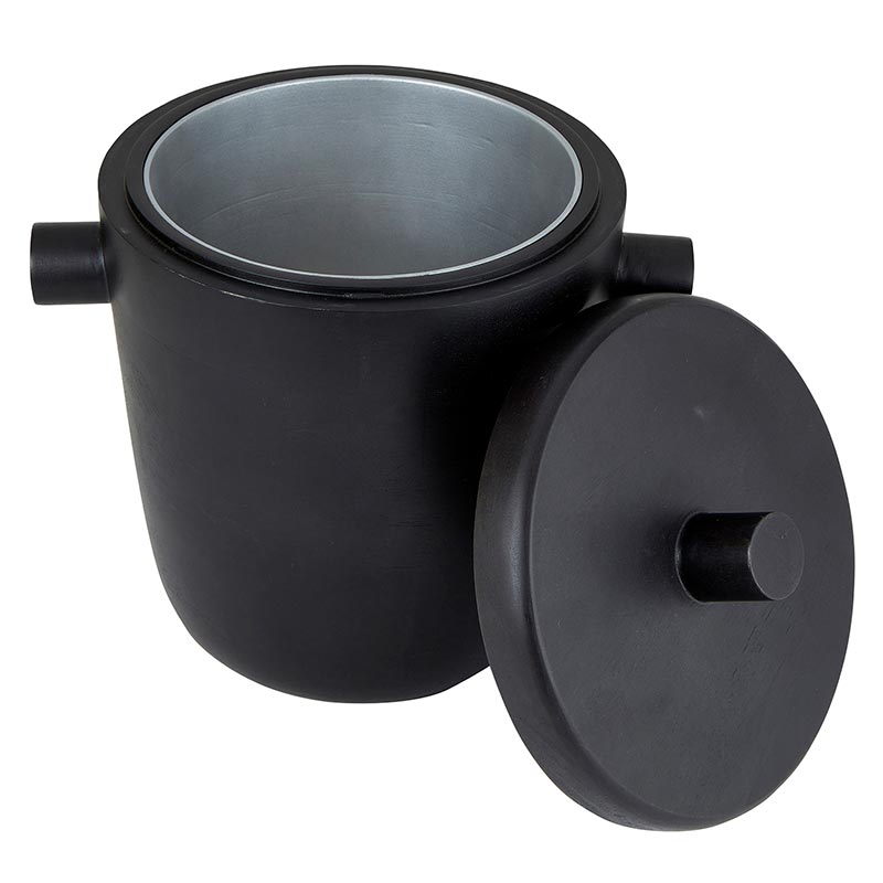 Wooden Ice Bucket | Black