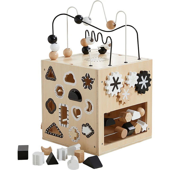 Busy Box | Black + White
