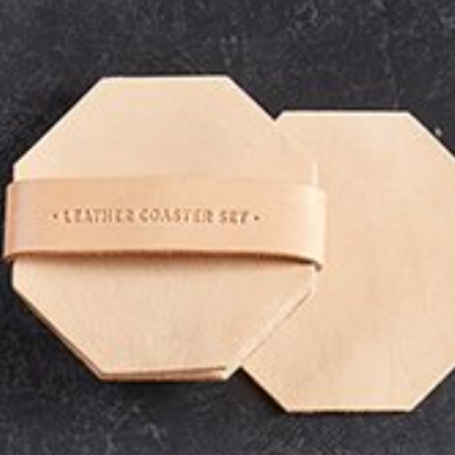 Leather Coaster | Set/4