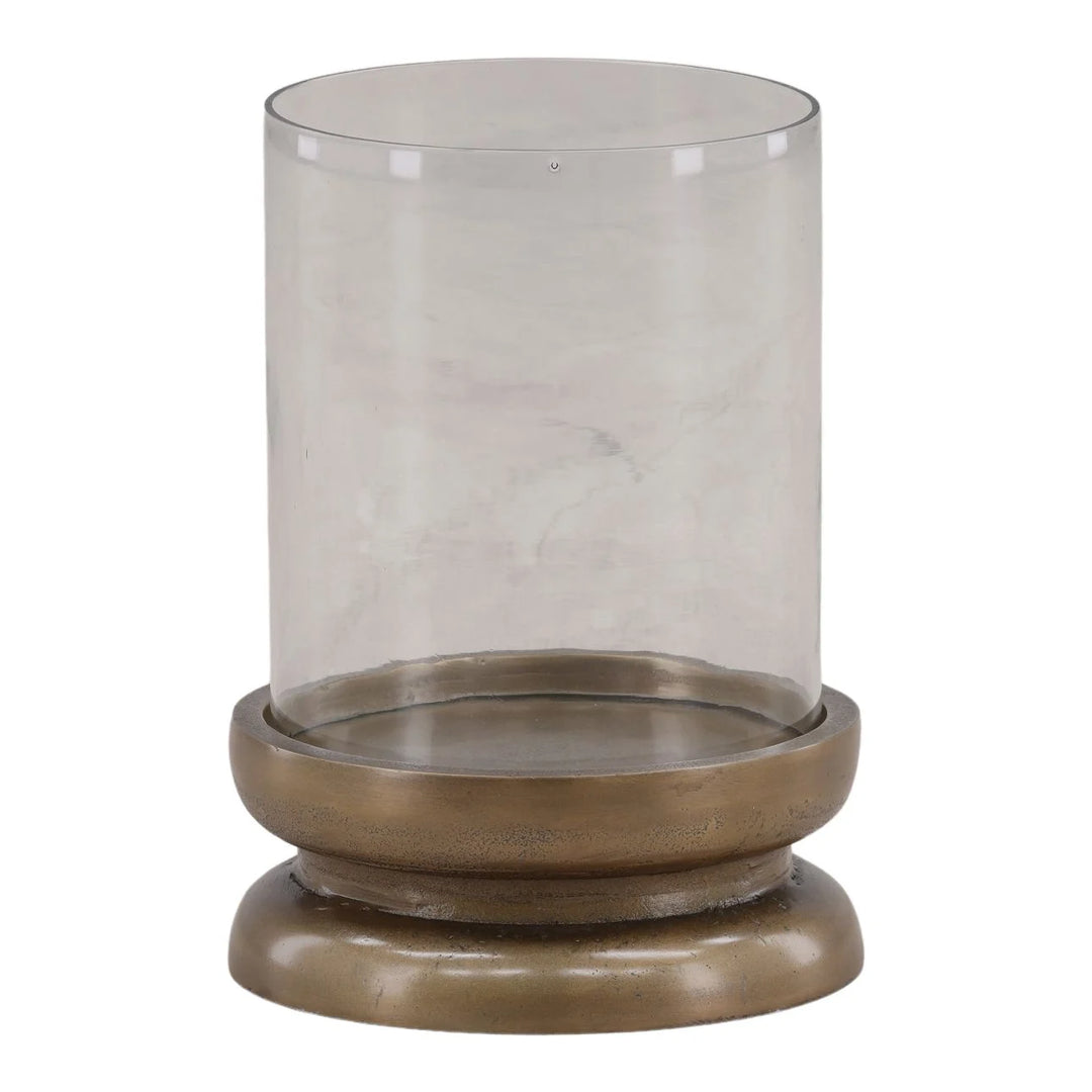 Freeman Candle Holder | Antique Brass