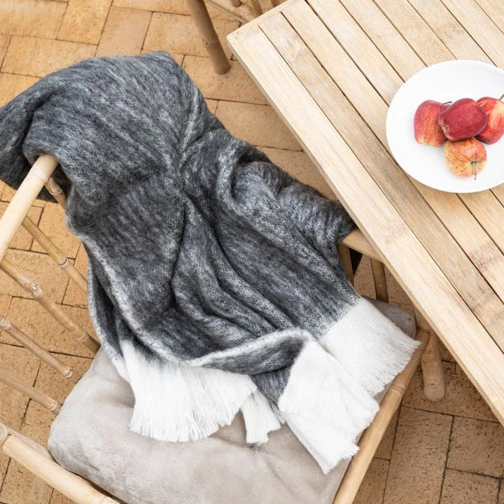 Mohair Wool Throw | 51" x 67"