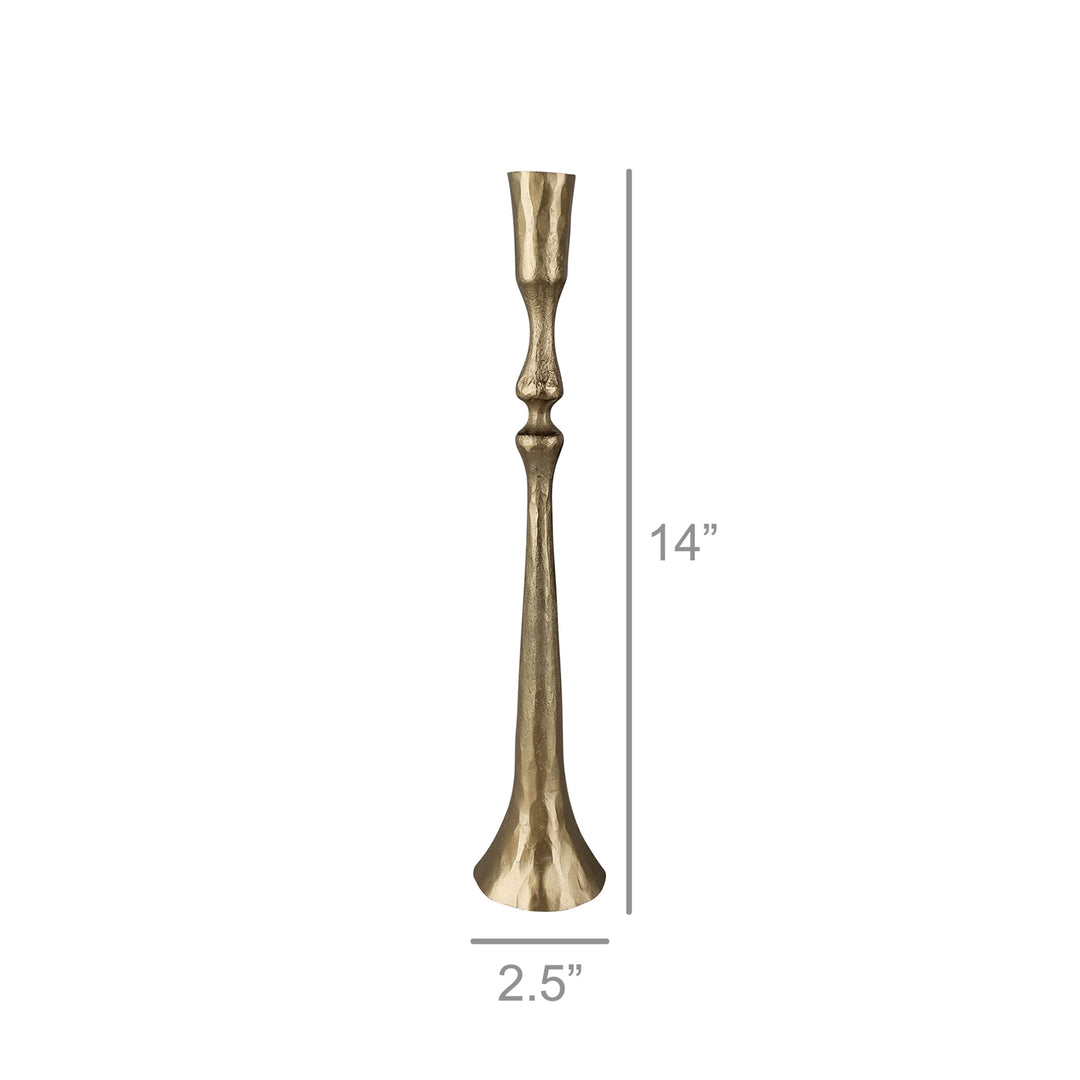 Taper Candle Holder | Iron + Brass