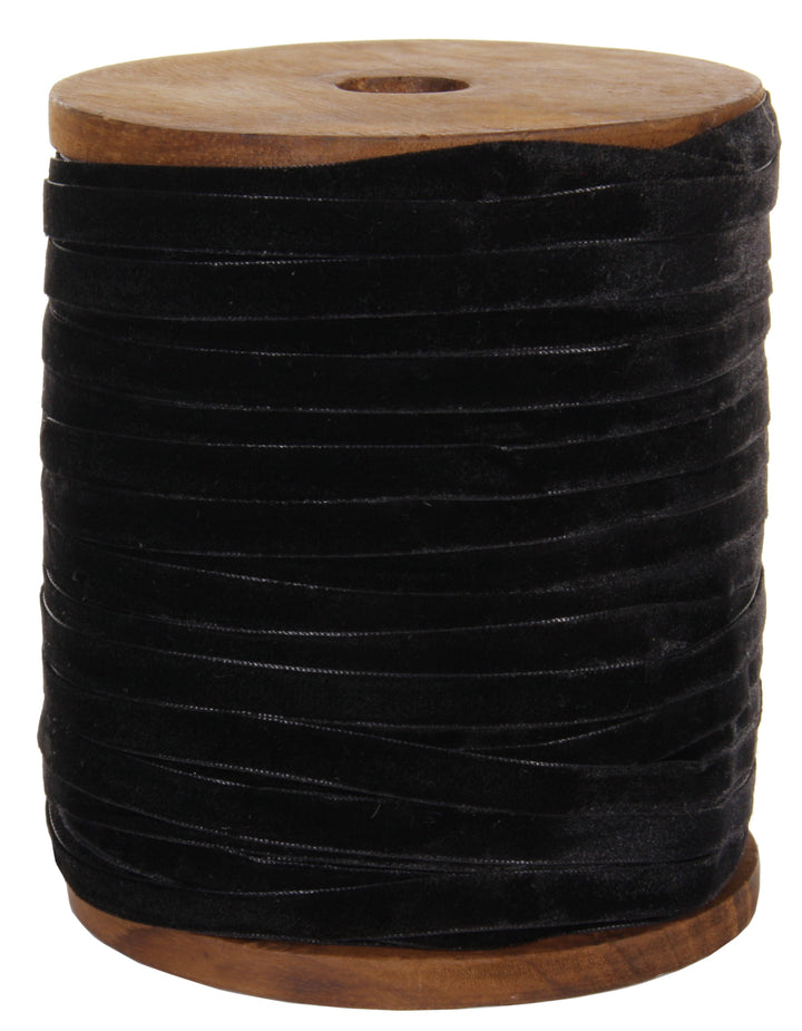 Black Velvet Ribbon | 109yds
