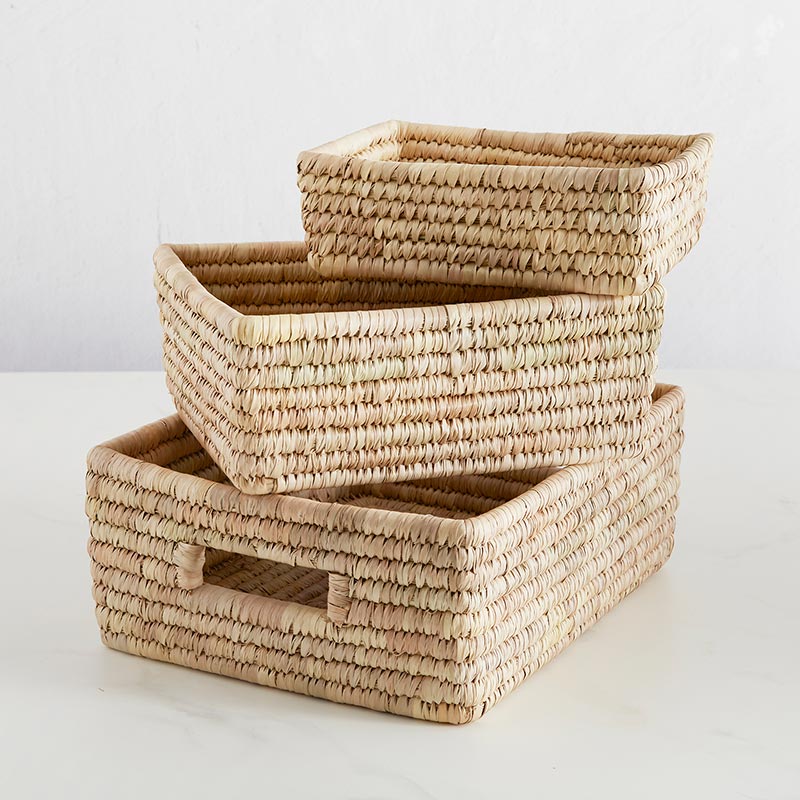 Rectangle Mini Seagrass Basket