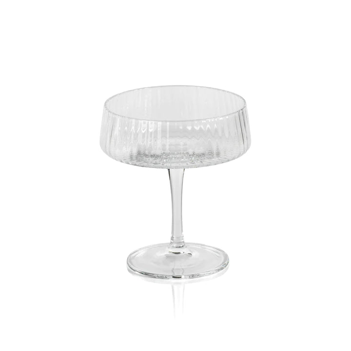 Fluted Coupe Glass