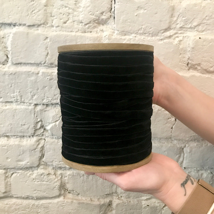 Black Velvet Ribbon | 109yds