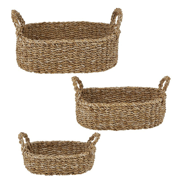 Oval Tray Basket + Handles