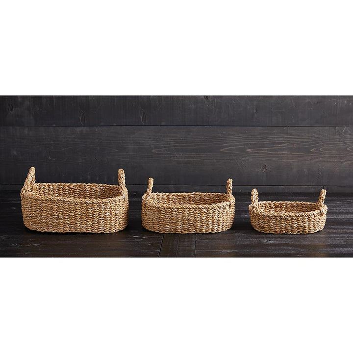 Oval Tray Basket + Handles