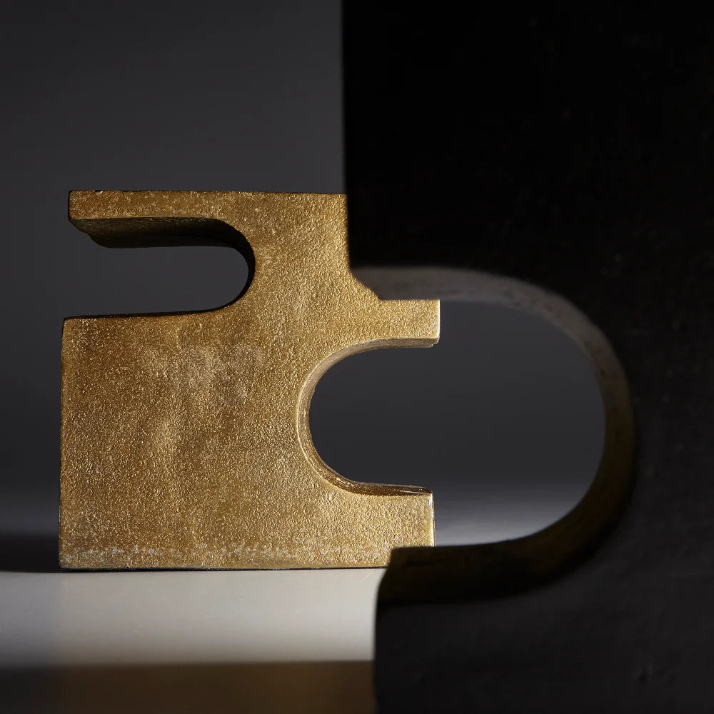Pieces Bookends - Bronze + Brass