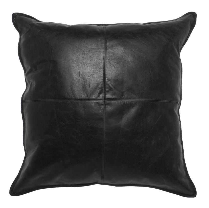 Wyatt Leather Pillow | 22" x 22"
