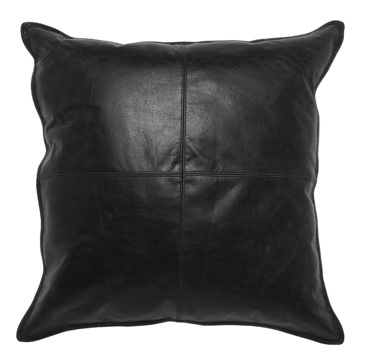Wyatt Leather Pillow | 22" x 22"
