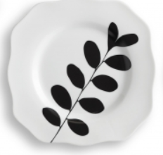 Leaf Cocktail Plate