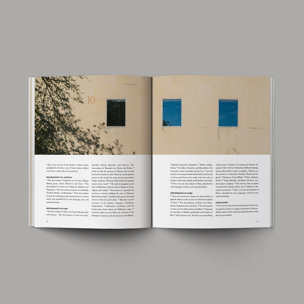 O+A Genesis Bible inside pages