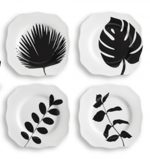 Leaf Cocktail Plate