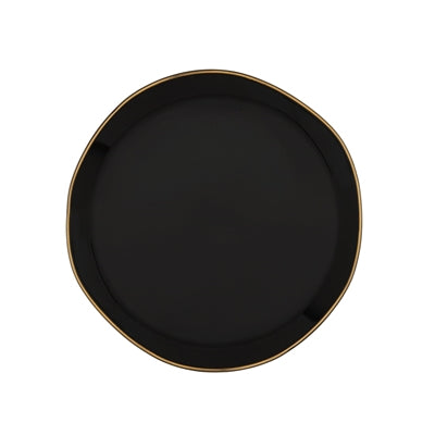 Morning Plate - Onyx + Gold