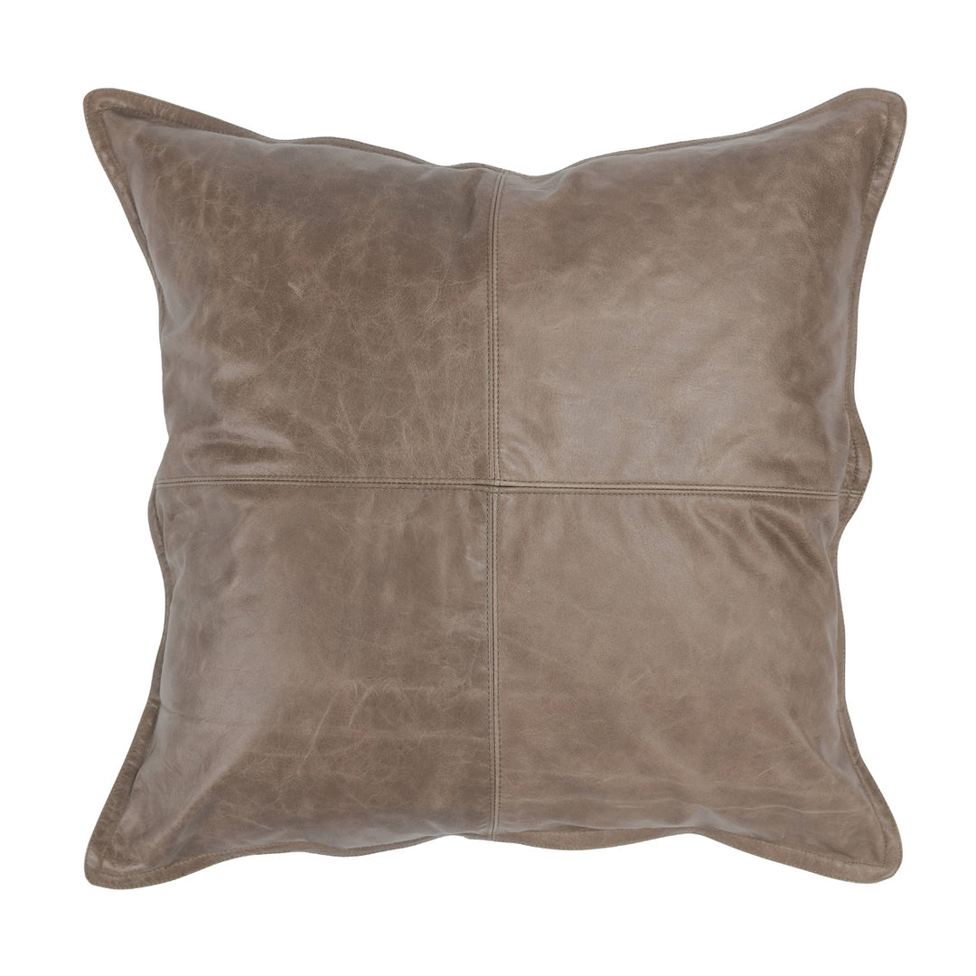 Wyatt Leather Pillow | 22" x 22"